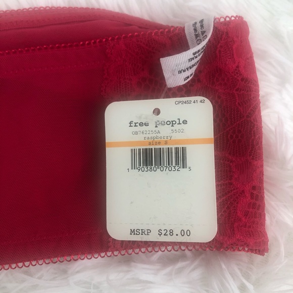 Intimately Free People Malinda Bandeau raspberry - Picture 7 of 8